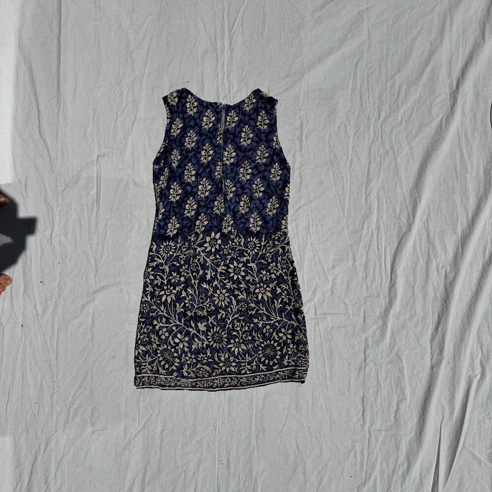 Vintage Reformation-Style Slip Sleeveless Mini Shift Dress - Picture 7 of 7
